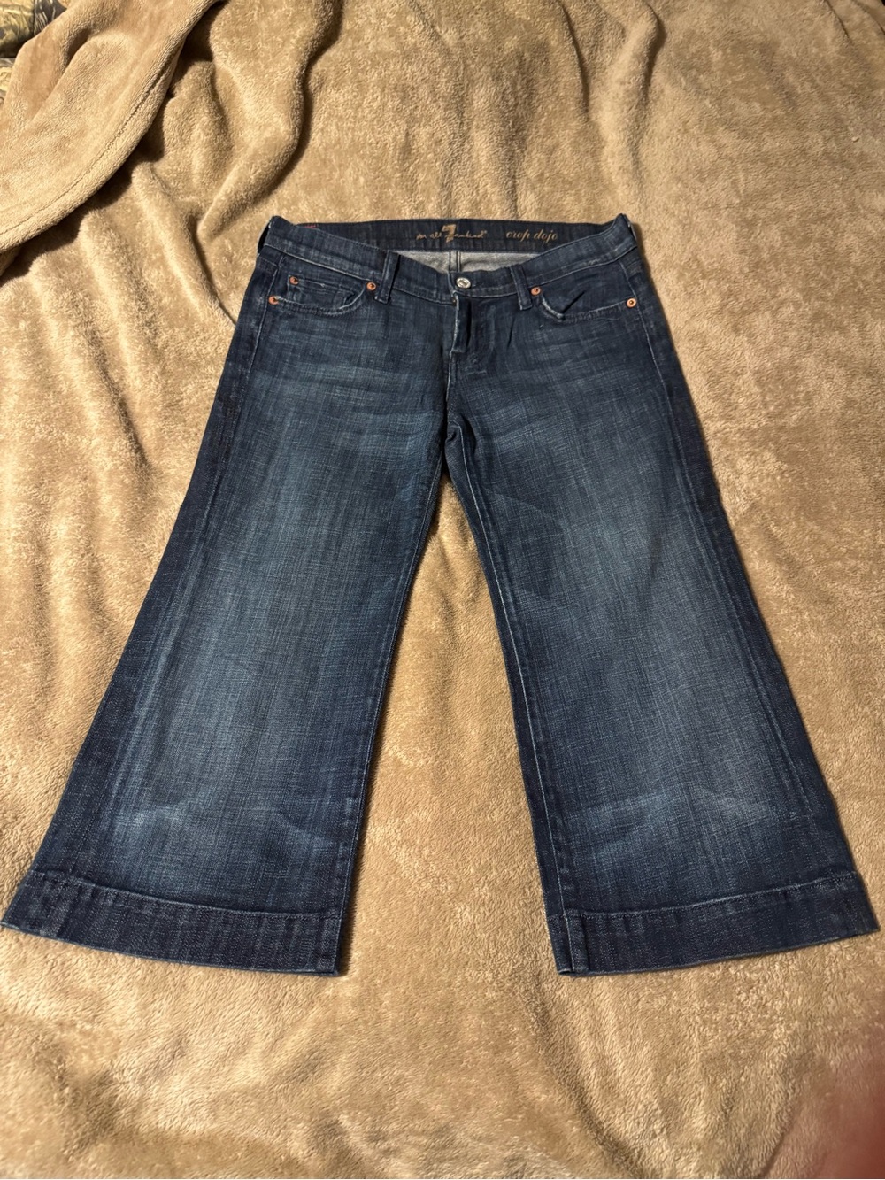 7 for all mankind Dojo crop jeans